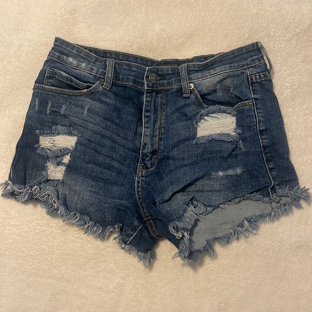 Ripped Jean shorts